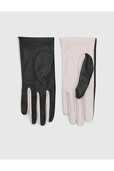İLVİ Helena Шкіряні жіночі рукавички бежевого кольору