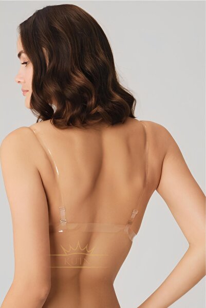 KUIN Backless Low-Cut Bra with Support (Wedding, Engagement, Henna, Graduation, Evening Dress Bra)