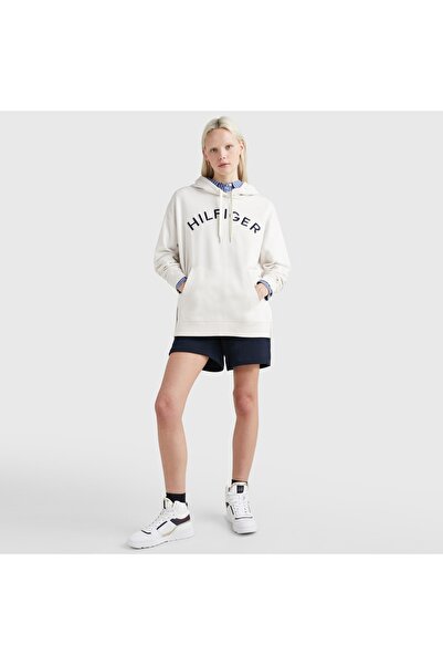 Tommy Hilfiger Logo Nakışlı İşlemeli Rahat Kesim Sweatshirt