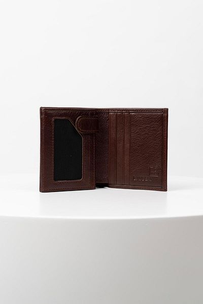 BAYDERİ Santo Genuine Leather Men's Wallet with Small Excess Card Container