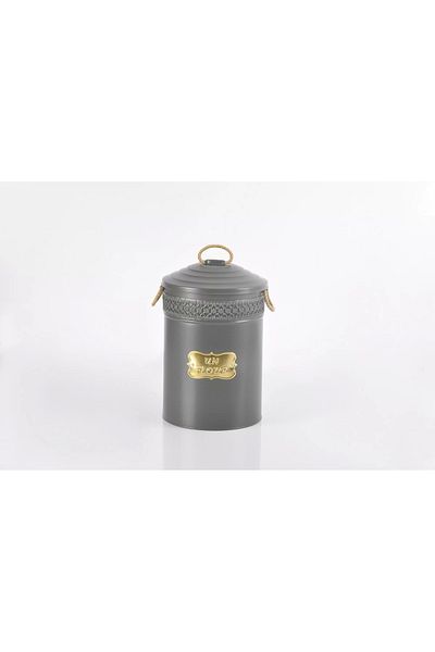 Evistro Metal 5 Liter Flour Pulses Bucket Anthracite