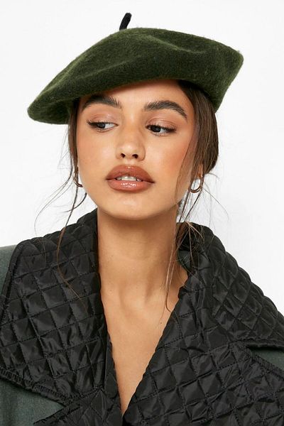 Mathilda Aksesuar French Painter Austrian Wool Felt Beret