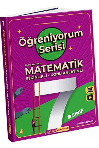 Matsev Yayıncılık 7.Sınıf Matematik Öğreniyorum Serisi