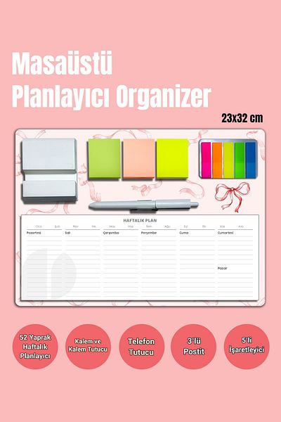 Copyrite Desktop Planner Organizer Set | 23X32Cm |   Functional, Stylish Desktop Planner