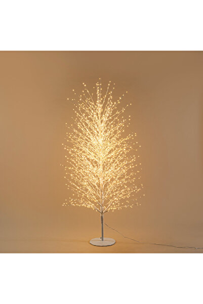 Chakra Glint Ledli Çam Ağacı 180 cm Beyaz