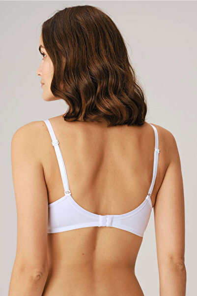 AYSEMİN TEKSTİL Casual Classic T-Shirt Bra with Underwire Support Push up Padded Straps