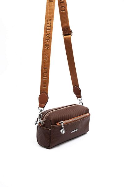 Silver Polo Silver Polo Brown - Tan SP1142 Geantă de damă