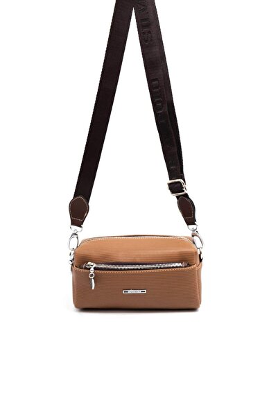 Silver Polo Karamel - Kahve SP1142 Kadın Çapraz Çanta
