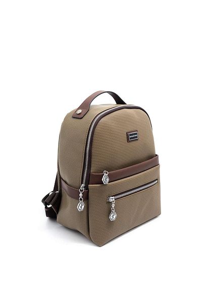 Silver Polo Silver & Polo L.Khaki - Καφέ SP1061 Γυναικείο σακίδιο πλάτης