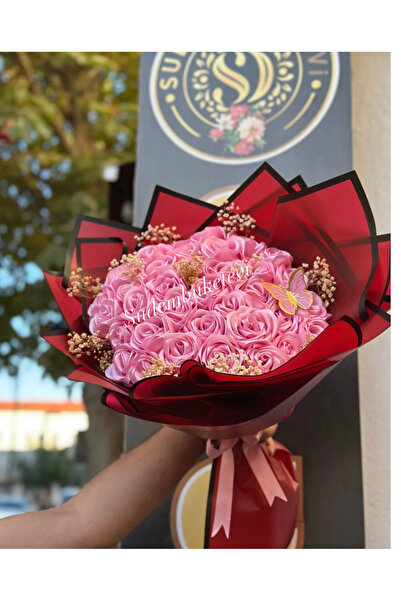 Acilbirbuket Pembe gül buketi 36 -adet