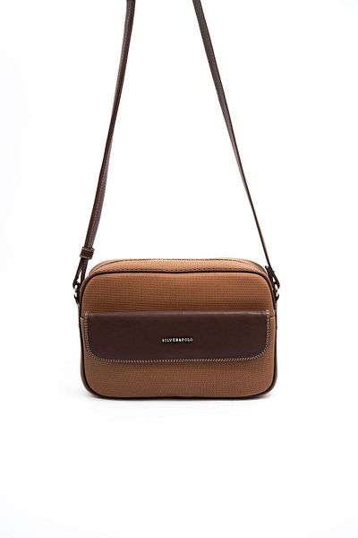 Silver Polo Geantă de damă Silver & Polo Caramel - maro SP1165
