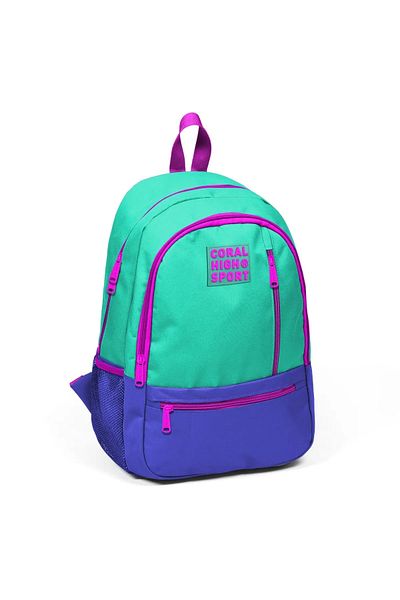 Coral High Rucsac Sport Water Green Lavanda cu patru compartimente 23460