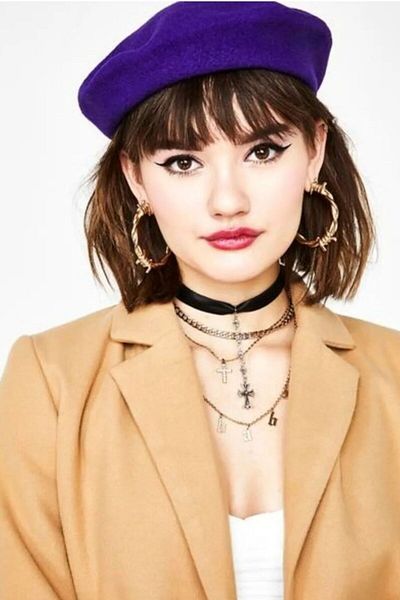 Mathilda Aksesuar French Painter Austrian Wool Felt Beret