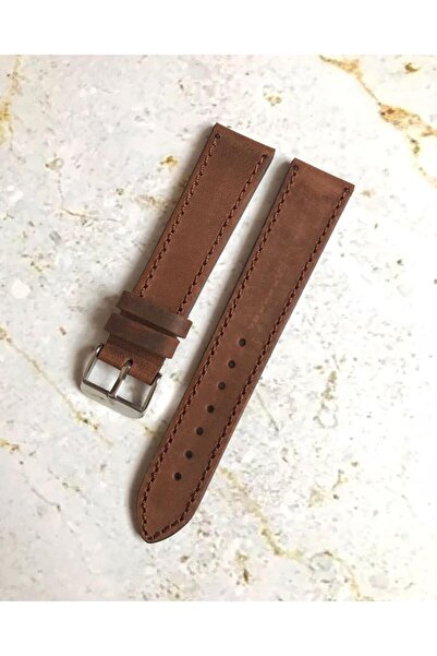 MercanSaat حزام ساعة ذكي مصنوع من الجلد الطبيعي بتصميم رياضي عالي الجودة مقاس...