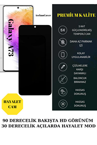 Samsung A73 Ghost Glass 6D Tempered Glass Fully Covered