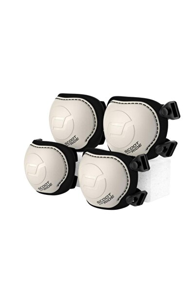 SCOOT AND RIDE S-m Dizlik Ve Dirseklik Scooter Koruyucu Set Açık Gri 230926-00027
