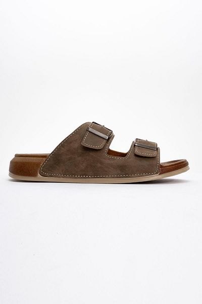 Ccway Men's Belted Slippers Mink Gx9688 Streetball Ii