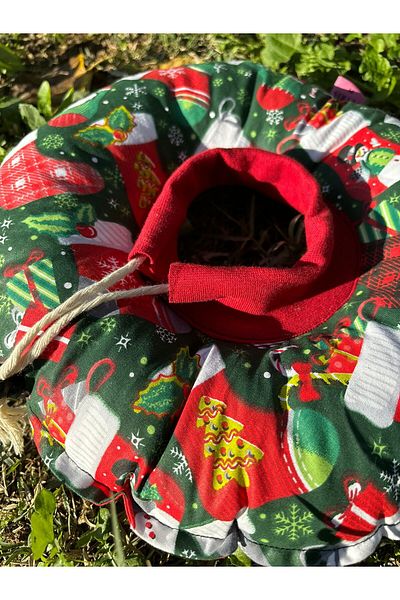 Petris New Year's Knspt - Cat Neck Collar and Collar Operation Design (Socks)
