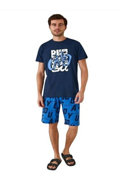 Rolypoly 3042 %100 ПАМУК ERKEK ШОРТЛУ ПІЖАМА ТАКИМ