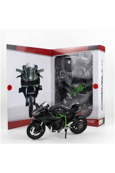 Maisto Kawasaki Ninja H2R 1/12 Model Kit - Motorcycle 39198