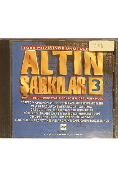 Plak İstasyonu (إنه قرص مضغوط وليس قرص مضغوط) Cd الأغاني الذهبية 3 Cd