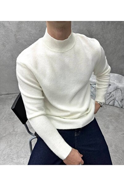Thebomb Woolen Textured High-Rise Sweater
