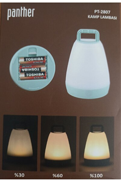 Panther Kamp Lambası Pt-2807 Pil Ile Çalışır