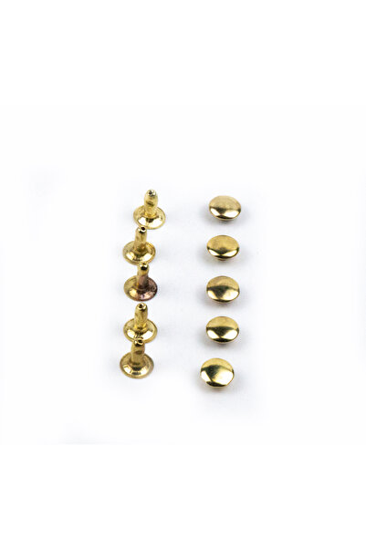 AiryFooT 7 Mm Perçin, Rivet, Toruk 33 No 50 Çift ( Sarı )