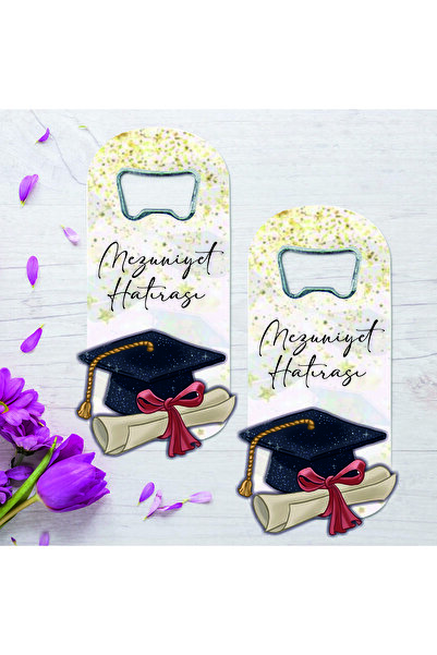 Ege ajans 10 adet kabartma figürlü mezuniyet açacak magnet
