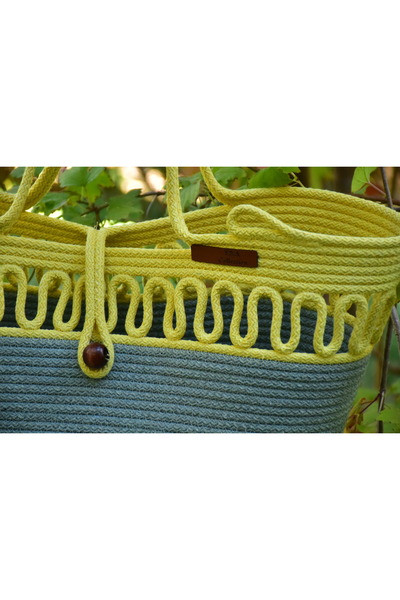 fa collection desing Wicker Jute Daily Bag - Beach, Handle and Portfolio Bag