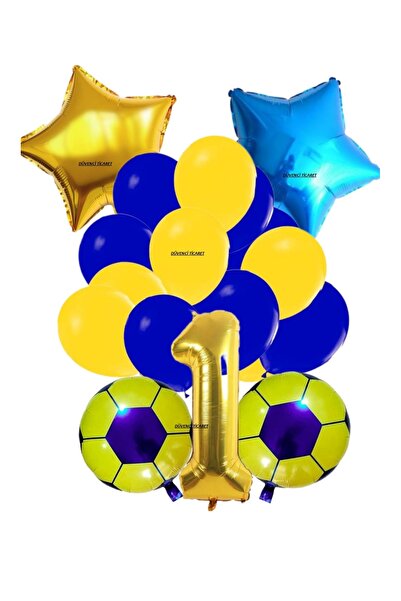 DÜVENCİ TİCARET ΚΙΤΡΙΝΟ ΜΠΛΕ ΣΕΤ ΜΠΑΛΟΝΙΩΝ ΜΕ ΘΕΜΑ ΤΟ ΠΟΔΟΣΦΑΙΡΟ