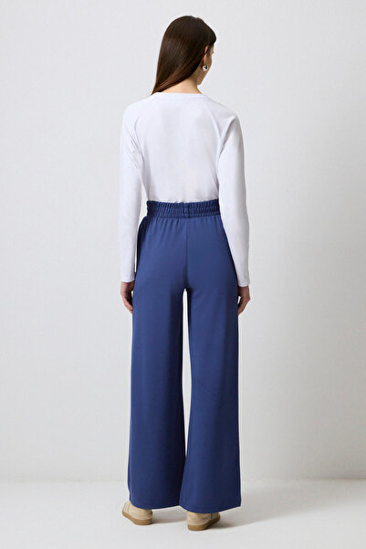 Touché Privé Straight Fit Elastic Waist Knitted Trousers