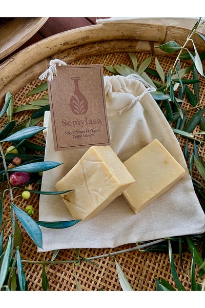 Semylasa Cold Method Natural Olive Oil Hair and Skin Soap 330 Gr (3 Pcs)