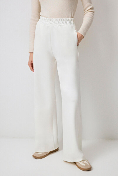 Touché Privé Straight Fit Elastic Waist Knitted Trousers