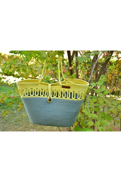 fa collection desing Wicker Jute Daily Bag - Beach, Handle and Portfolio Bag