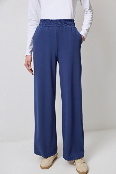 Touché Privé Straight Fit Elastic Waist Knitted Trousers