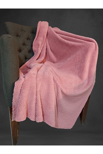 arslan deco Welsoft Tv Blanket Pink Plush Blanket 100*170 cm