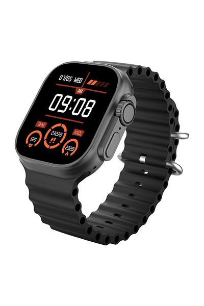 TOTUDESIGN Smart Watch STORM U with BT Calling - Gun Metal