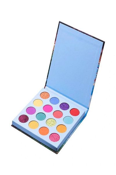 beaulis 16Pcs Eyeshadow Palette 712 - Rainbow Eyeshadow Vibrant Colors Fun Magical Fair