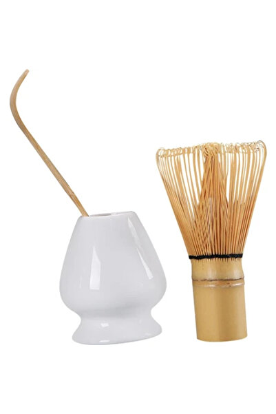 Obay Basto Matcha Çırpma Seti Seramik Çırpma Tutucusu Matcha Töreni Matcha Çı...