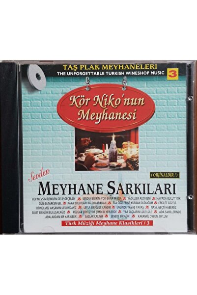 Plak İstasyonu (Not Plak It Cd) Cd Blind Niko's Tavern Songs of Loved Tavern ...