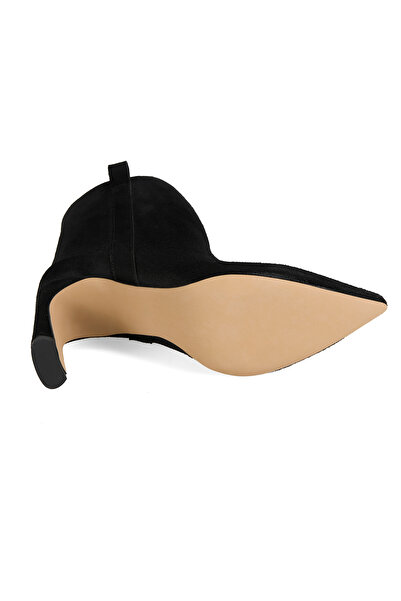 Desa Kadın Siyah Süet Topuklu Bot