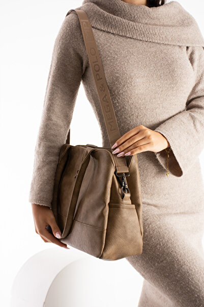 YOGII Alfi Model Шкіряна жіноча сумка через плече та на руці - Функціональна, з кишенями та блискавкою, високої якості VIP