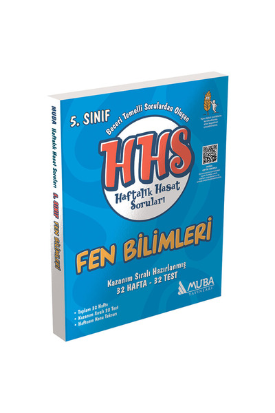 Muba Yayınları 1436 - 5.Sınıf Fen Bilimleri Haftalık Hasat Soruları (HHS)