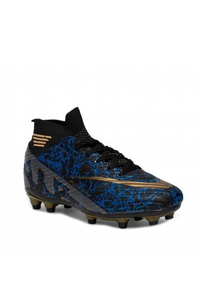 xeox Ghete de fotbal 565 pentru bărbați cu model afumat negru