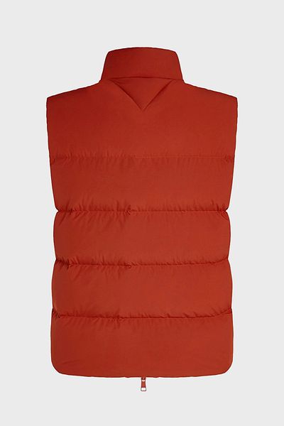 Tommy Hilfiger Down Padded Regular Fit Stand Collar Puffer Vest Men's Vest Mw0Mw37254 Xnn