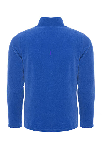 BLUETIFUL Unisex Oversize Black Pola - Comfortable Fit, Cold Proof, Half Zip