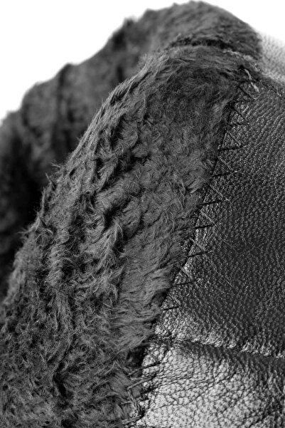 Saracshoes Gerçek Deri Kadın Bot Siyah Classic