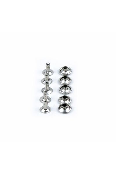 AiryFooT 9 mm Rivet, Rivet, Toruk 33,5 No 50 Pair (Νικέλιο)