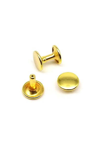 AiryFooT 7 mm Nickel Rivet - Two Sides Head, No. 33, 50 Pieces